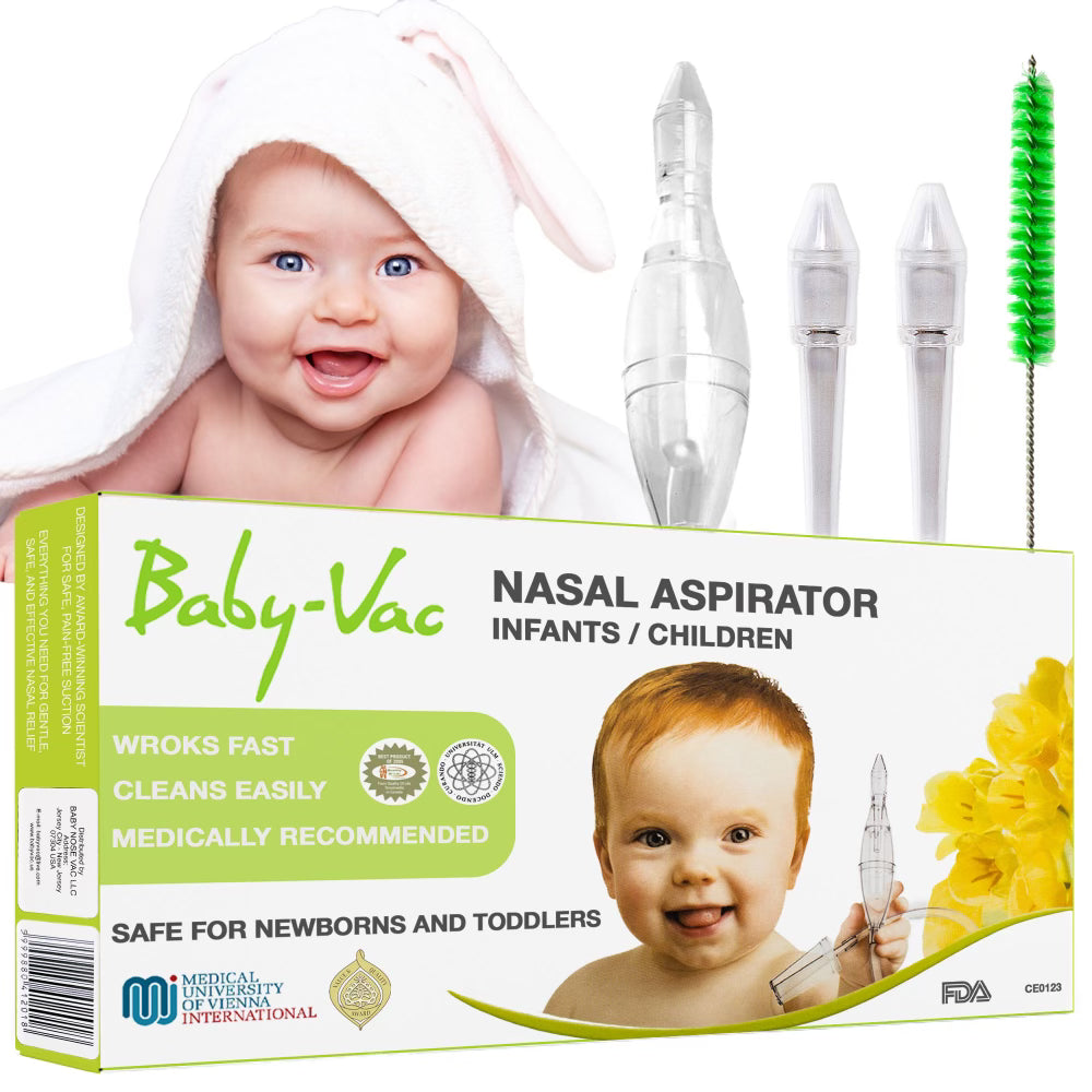Baby-Vac  Nasal Aspirator for newborn and toddlers – Baby-Vac